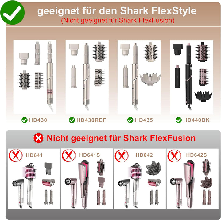 Haartrocknerhalter für Shark Flex Style, Wandhalterung, kompatibel mit Shark FlexStyle, Lockenstab O