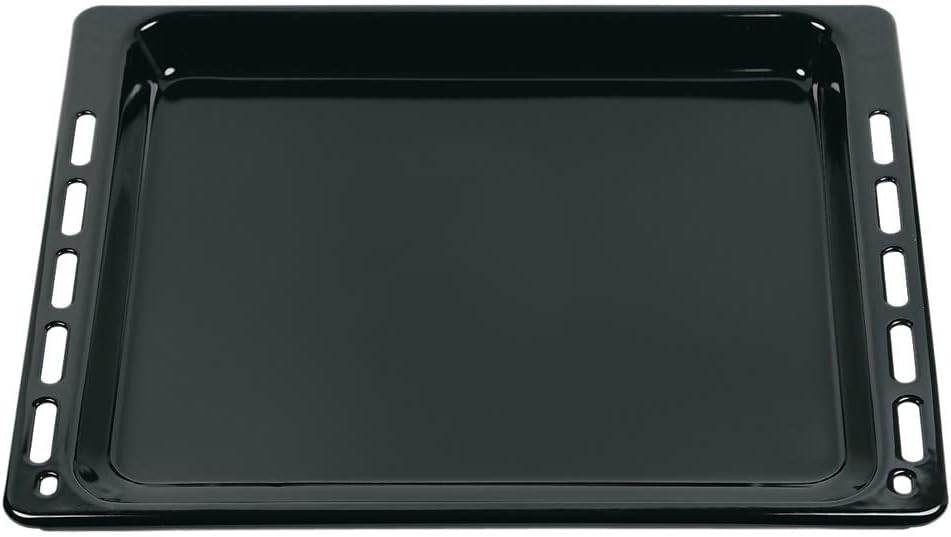 ensipart Backblech mit hohem Rand kompatibel/Ersatz wie Whirlpool 481010683239 emaillierte Fettpfann