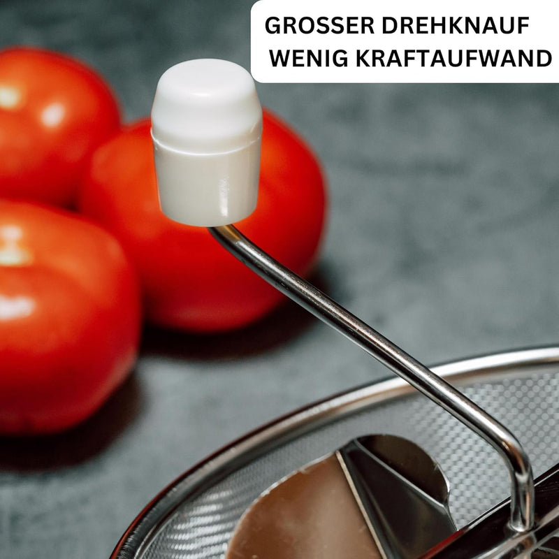 Westmark Einkoch-Set S- Küchensieb & Einmach-Trichter für Marmelade, Mus oder Brei - 20cm Durchmesse