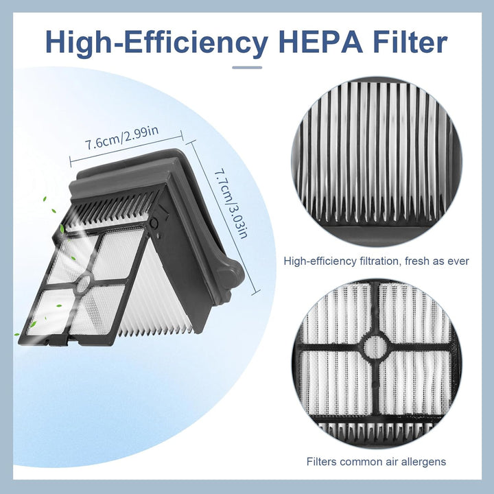 Bürstenrolle Filter Ersatzteile für Tineco FLOOR ONE S7 Steam Nass Trockensauger Zubehörset, 2 Bürst