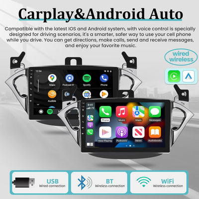 Android-Autoradio für Opel Corsa 2015-2019 / Opel Adam 2013-2016 mit kabellosem Carplay und Android