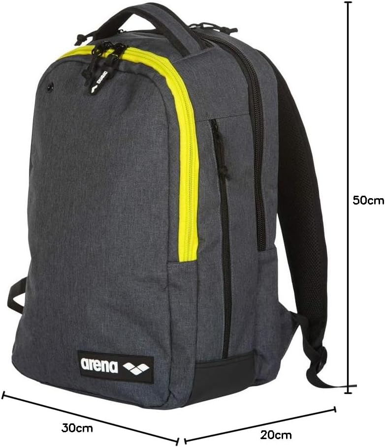 ARENA 2537 Unisex – Erwachsene Rucksack 30L Fast Urban 3.0, Grey Melange, one Size