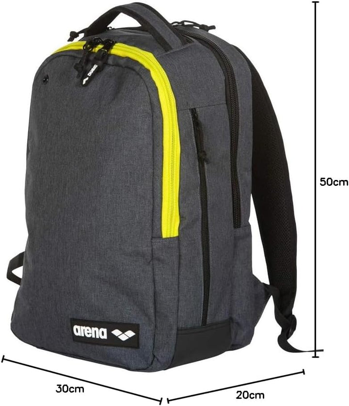 ARENA 2537 Unisex – Erwachsene Rucksack 30L Fast Urban 3.0, Grey Melange, one Size
