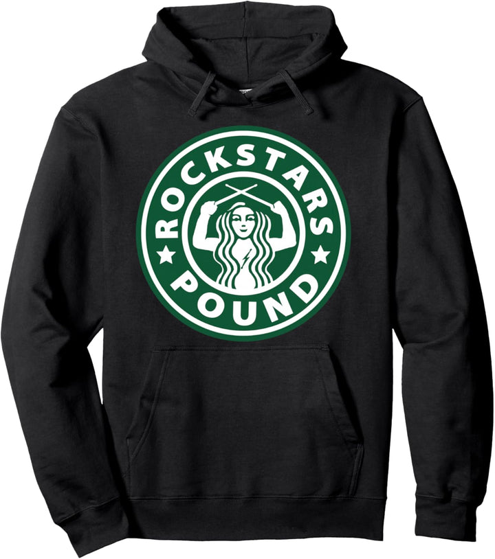 Pound Fitness - Rockstars Pound - Workout Graphic Design Pullover Hoodie