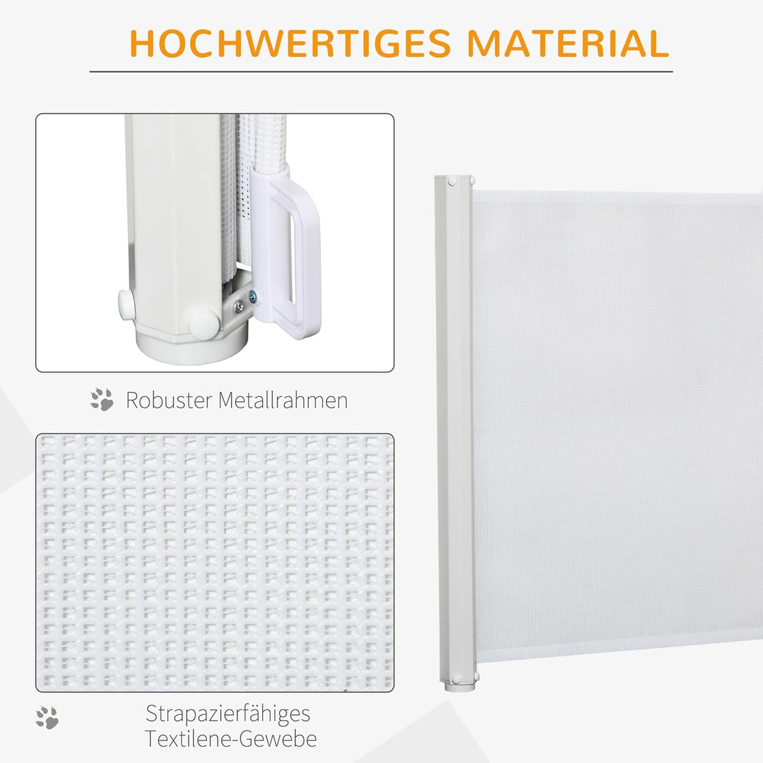 PawHut Hunde Türschutzgitter Treppenschutzgitter Treppenschutz Sicherheitstrennwand Trennwand Türsch