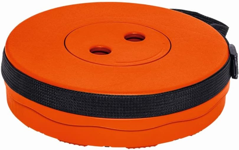 Avit Klapphocker Höhenverstellbar, Tragbarer Teleskophocker 6–46 cm, bis 200 kg belastbar, Rutschfes