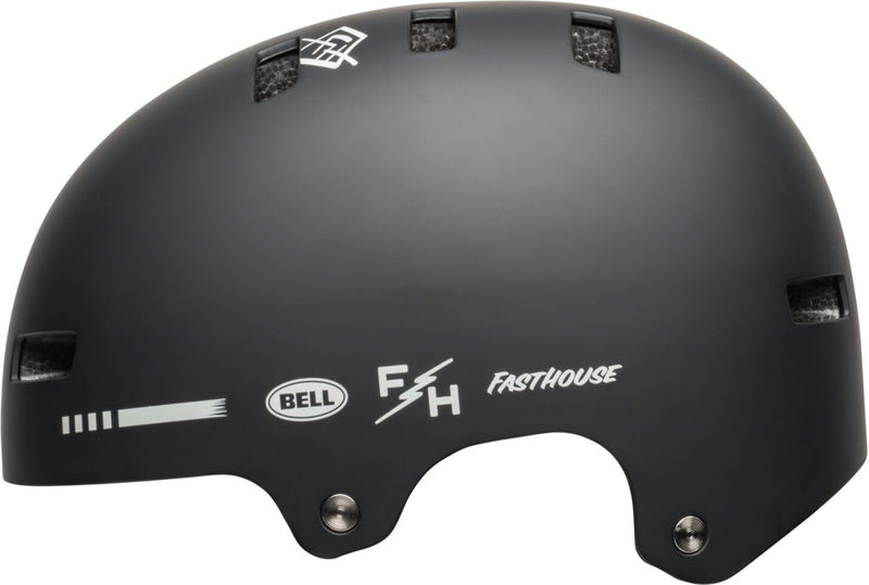 Bell Local BMX/Skate Helmet Matte Black/White Fasthouse 23 L, Matte Black/White Fasthouse 23 L