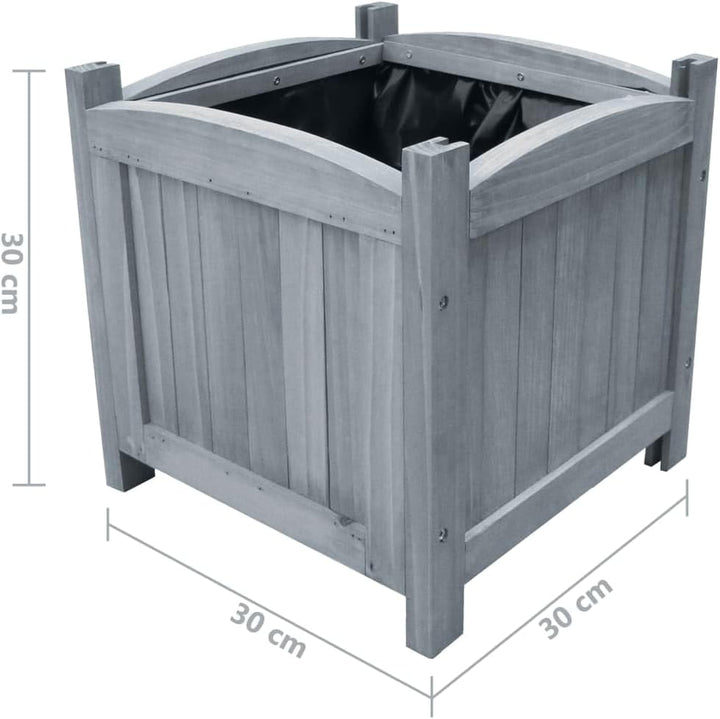 vidaXL 2X Tannenholz Massiv Garten Hochbeet Blumenkasten Pflanzkasten Pflanzbeet Gemüsebeet Pflanzkü