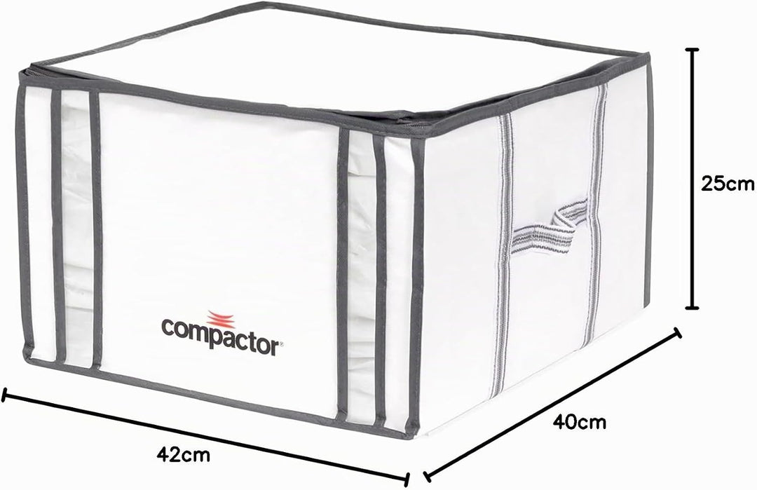 Compactor RAN8297 Set 2 x platzsparende halbstarre Vakuum-Aufbewahrungsbeutel, Grösse M, 125 l, Comp