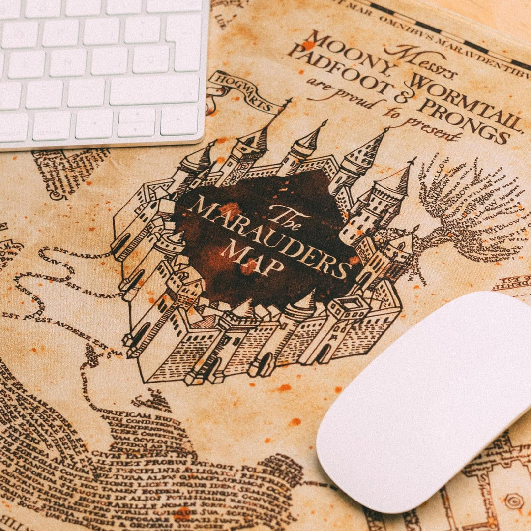 Grupo Erik Gaming Mauspad Harry Potter Fanartikel Geschenke - Karte des Rumtreibers Mousepad XXL 80