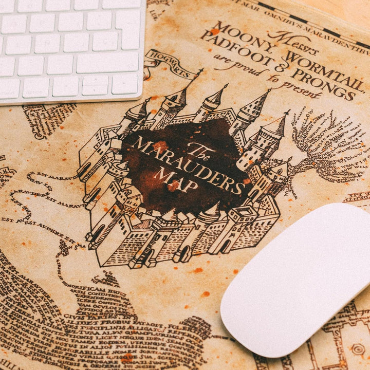 Grupo Erik Gaming Mauspad Harry Potter Fanartikel Geschenke - Karte des Rumtreibers Mousepad XXL 80