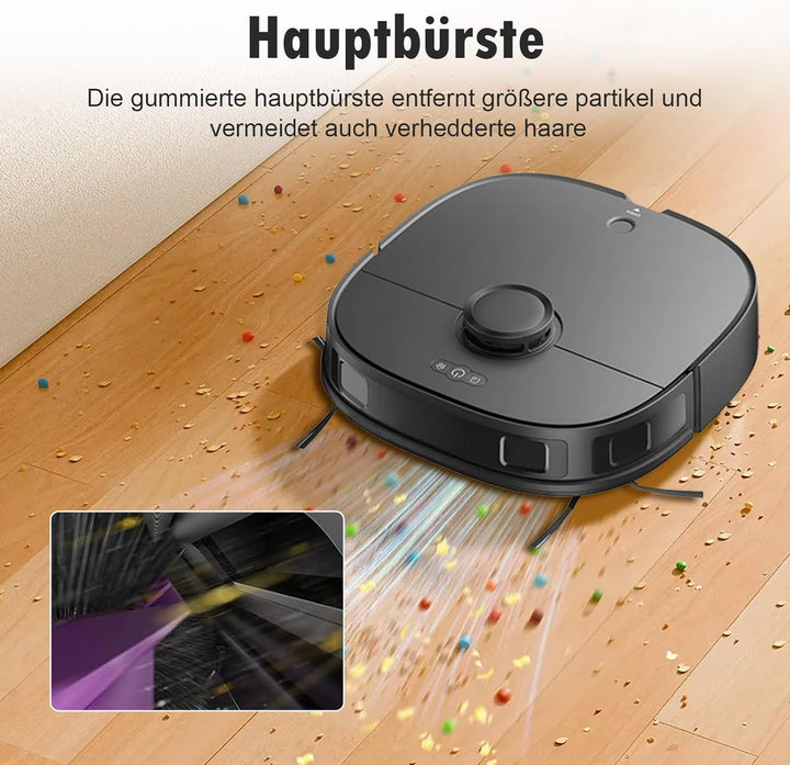 18 Stück Zubehörset für Eureka J12 Ultra Saugroboter mit 1 Hauptbürste 4 Wischtücher 4 HEPA Filter 4