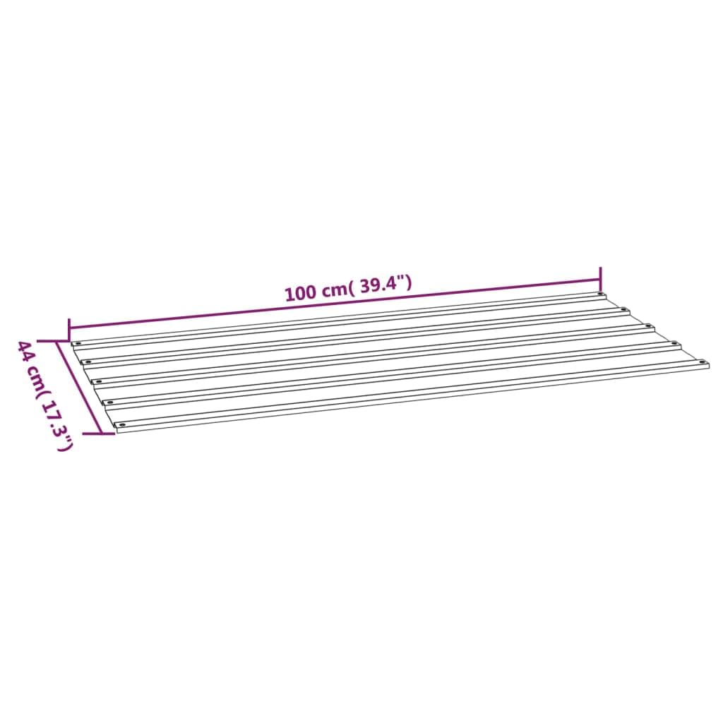 vidaXL Dachplatten 36 STK., Trapezblech Wellblech, Dachblech Profilblech für Gerätehaus, Metallblech