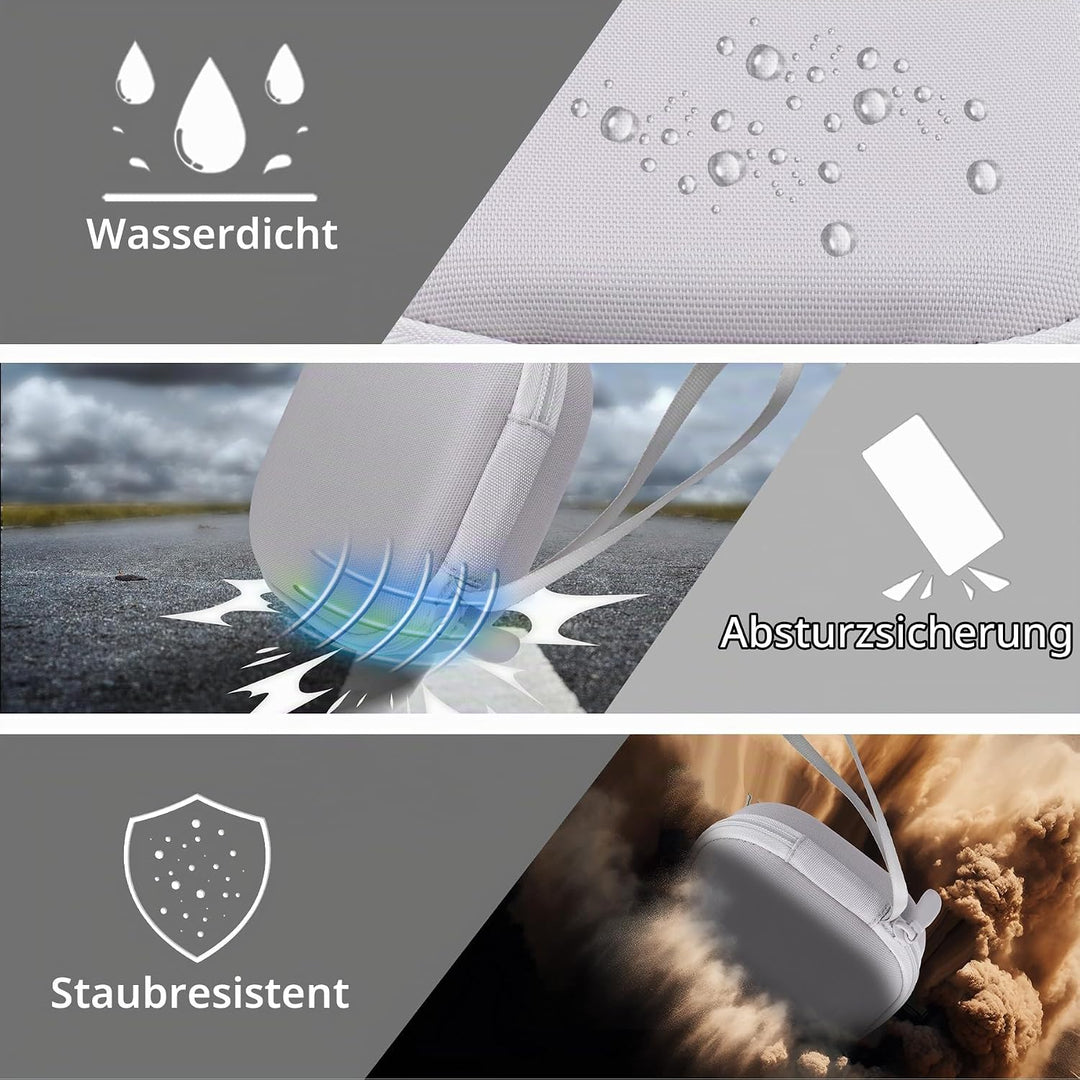 co2CREA Hart Tragbare Schutzhülle Etui Tasche für Anker MagGo 3-in-1 Kabellose Ladestation MagSafe-K