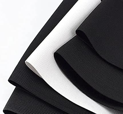 25M Elastisches Nähband, flaches Gummiband, breites elastisches Band, breites flaches Gummiband, wei