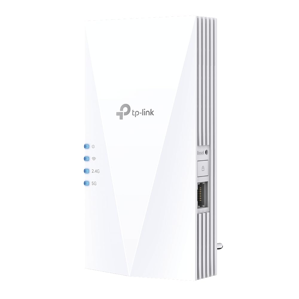 TP-Link RE500X WiFi 6 WLAN Verstärker Repeater AX1500(Dualband 1200MBit/s 5GHz + 300MBit/s 2,4GHz, T
