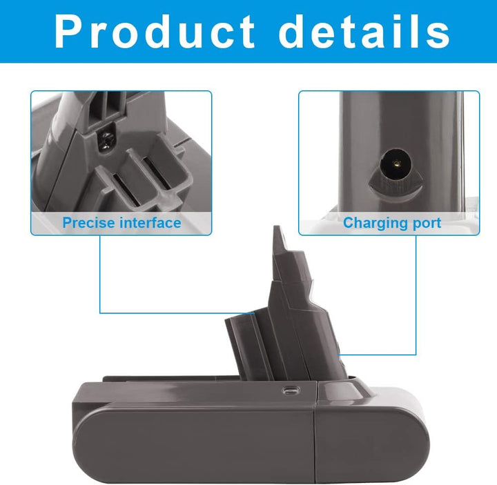 ARyee 4000mAh DC62 Akku Kompatibel mit Dyson V6 Series DC58 DC59 DC61 DC62 DC72 DC74, SV03 SV05 SV06