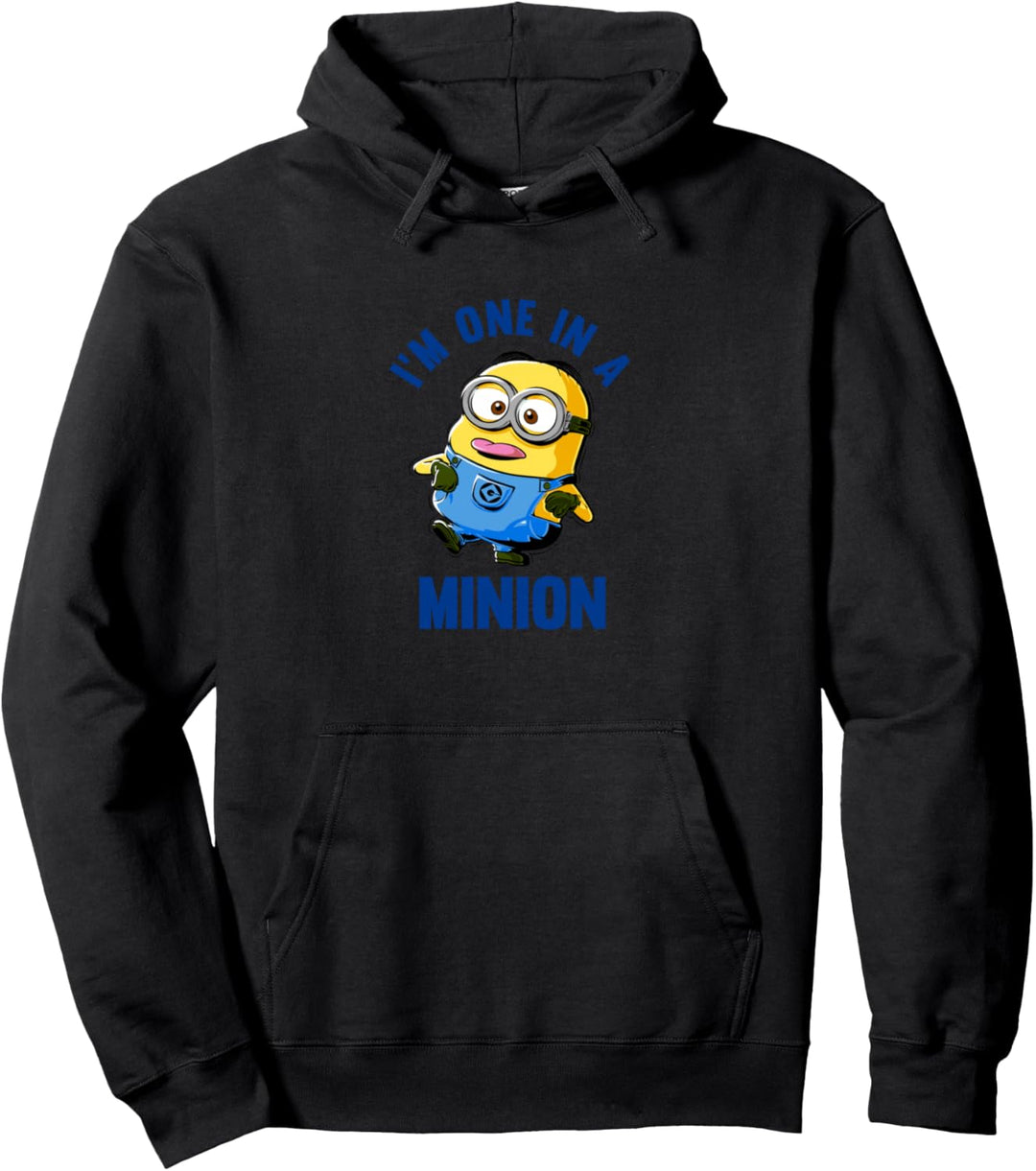 Despicable Me Dave Tongue Out One In A Minion Pullover Hoodie