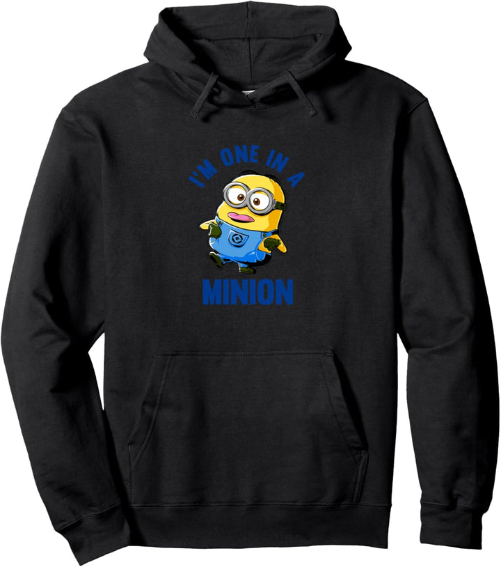 Despicable Me Dave Tongue Out One In A Minion Pullover Hoodie