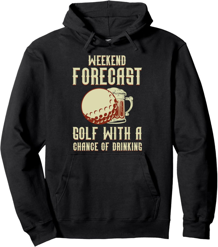 Golf Golfer Bier Golfspieler Geschenk Pullover Hoodie