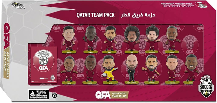 SoccerStarz Qatar 13 Player Team Pack Football (2022 Edition), Mehrfarbig, Small