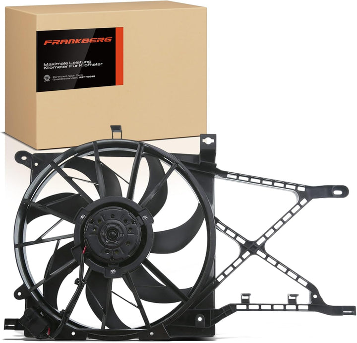 Kühlerlüfter Motorkühlung Lüfter für Astra H L48 L35 L08 L70 L69 L67 Zafira B A05 I4 1.6L 1.8L Ø: 39