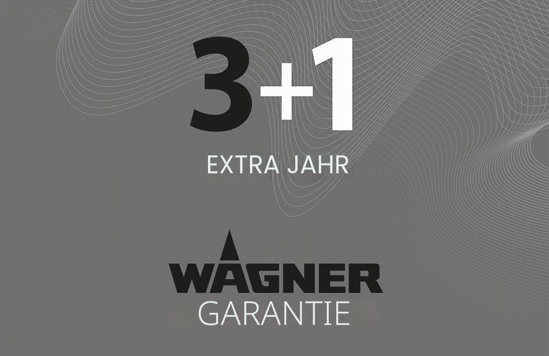 WAGNER Farbsprühsystem W 180 P für lösemittelhaltige &amp; wasserlösliche Farben im Innen- und Aussenber