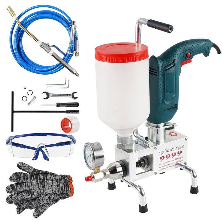 Fussbodenfugenmaschine 910W Injektionspumpe Hochdruck Einspritzpumpe bodenfugenmaschine Haus Dachver