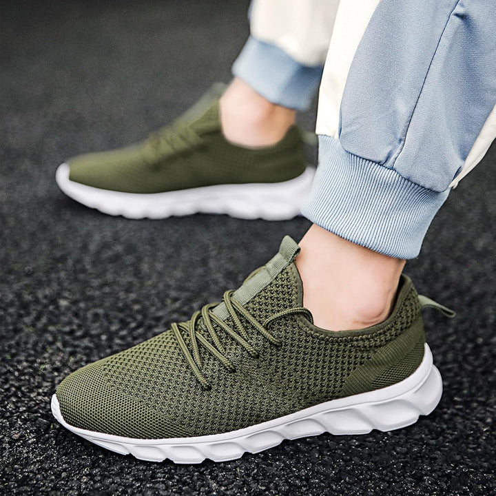 Herren Sneaker Walkingschuhe Atmungsaktiv Strassenlaufschuhe Leicht Freizeit Sportschuhe für Hallen