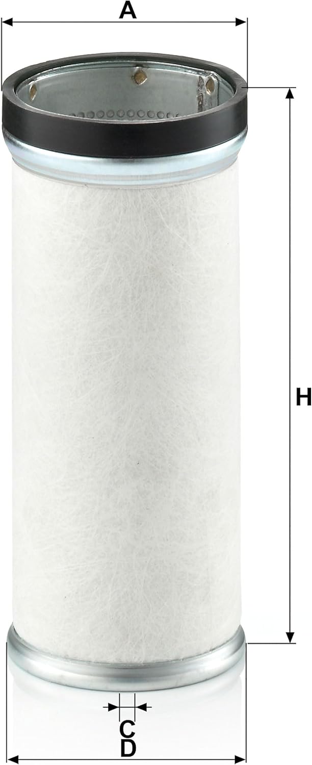 MANN-FILTER CF 821 - Luftfilter-Sekundärelement Luftfilter – Für Industrie, Land- und Baumaschinen