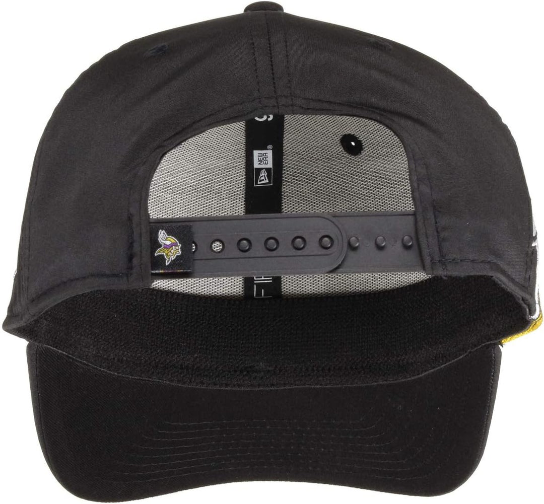 New Era NFL Cap 9fifty verstellbar Snapback Sideline American Football 2019 2020 Vikings-Black S-M,