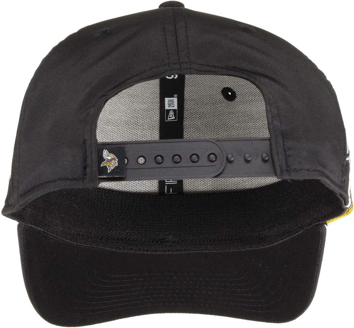 New Era NFL Cap 9fifty verstellbar Snapback Sideline American Football 2019 2020 Vikings-Black S-M,