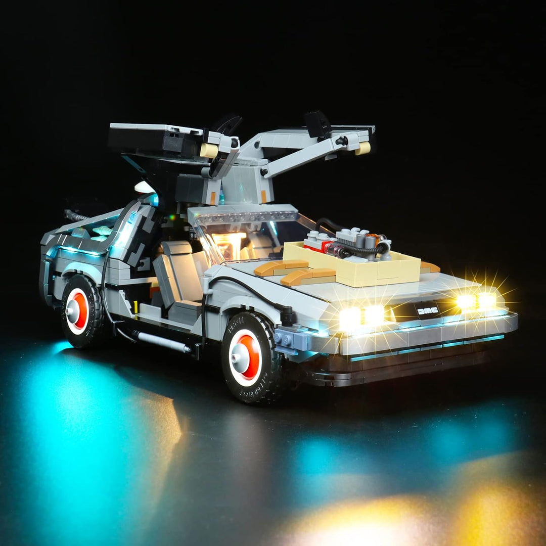 BrickBling LED-Beleuchtung für Lego 10300 Back to The Future Time Machine Collectible Kit (kein Lego