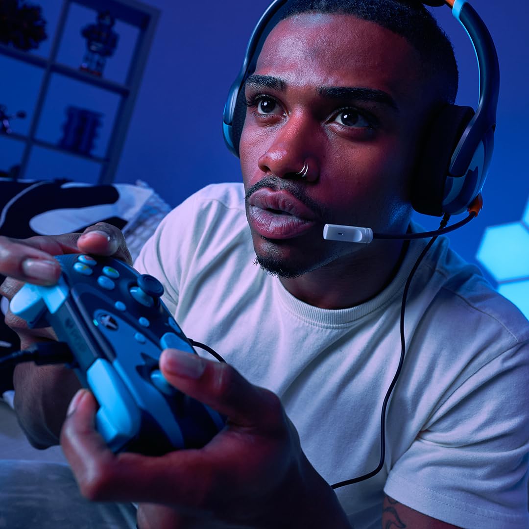 PDP Xbox REMATCH GLOW Wired controller - Blue Tide, Blue Tide