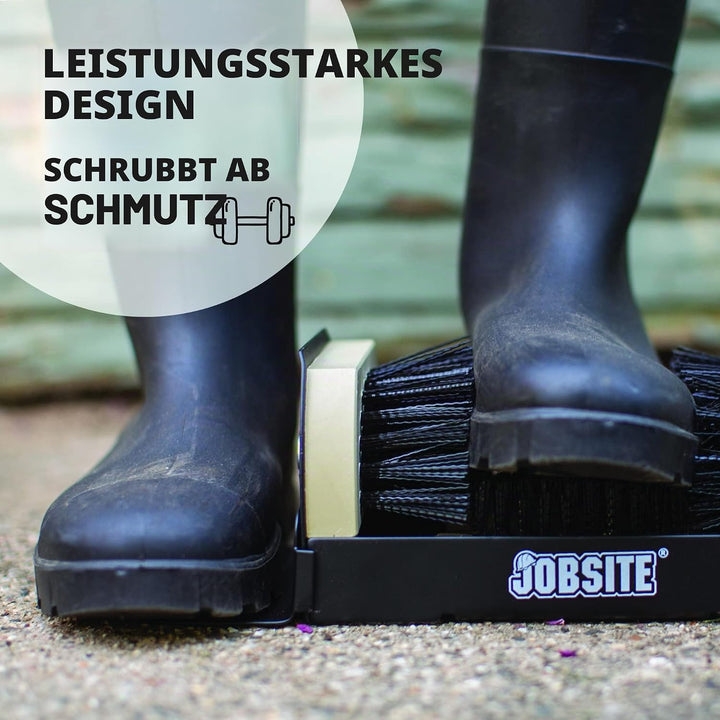 JobSite Extra Breiter Stiefelreiniger - Keine Halterung erforderlich - Witterungsbeständig, langlebi