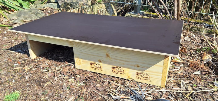 Premium Schildkrötenhaus aus 20mm Vollholz (SH14) - Schildkrötenhaus Schildkrötengehege Schildkröte