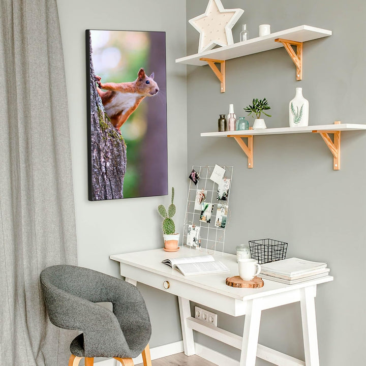 banjado® Magnettafel 37 x 78cm / Magnetwand aus Metall/Magnetpinnwand als Memoboard/Pinnwand Magnett