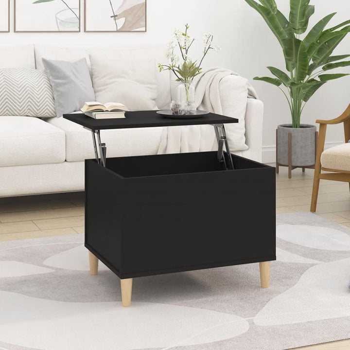Tidyard Couchtisch Kaffeetisch mit Höhenverstellbar Beistelltisch mit Ablagefach Sofatisch Wohnzimme