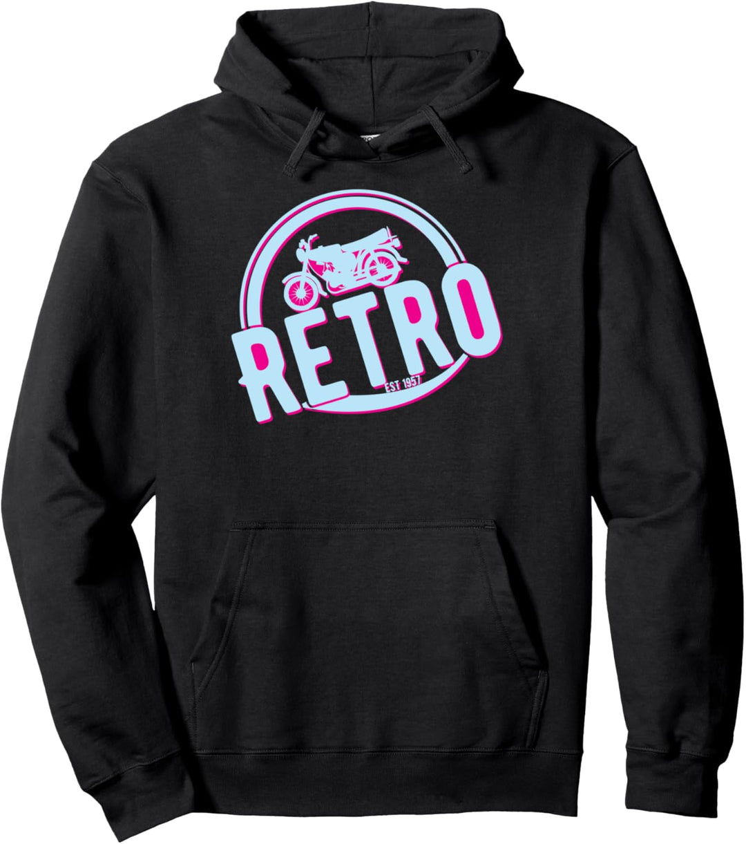 Retro S51 Moped Oldtimer Simson-S51 Pullover Hoodie