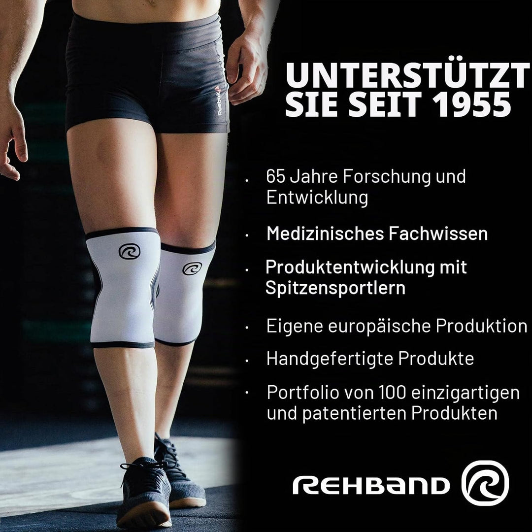 Rehband Rx Original Rückenbandage, 1 Stück, Rückenstütze 7mm Neopren, Fitness Rückengurt Blau XXL, B