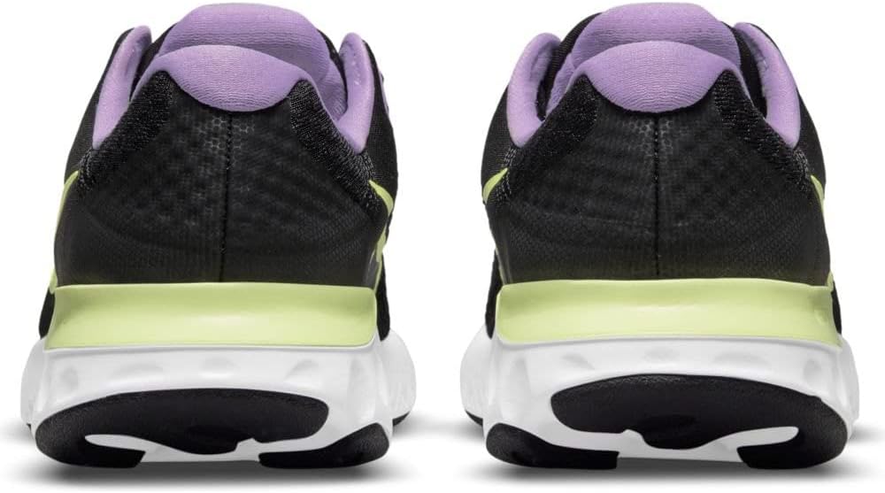 Nike Unisex Kinder Renew Run 2 (Gs) Laufschuh 36.5 EU Black Lt Lemon Twist Lilac White, 36.5 EU Blac