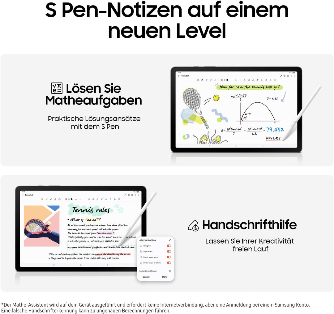 Samsung Galaxy Tab S10 Lite Enterprise Edition, Android Tablet mit KI, 6 GB RAM, 128 GB Speicher, in