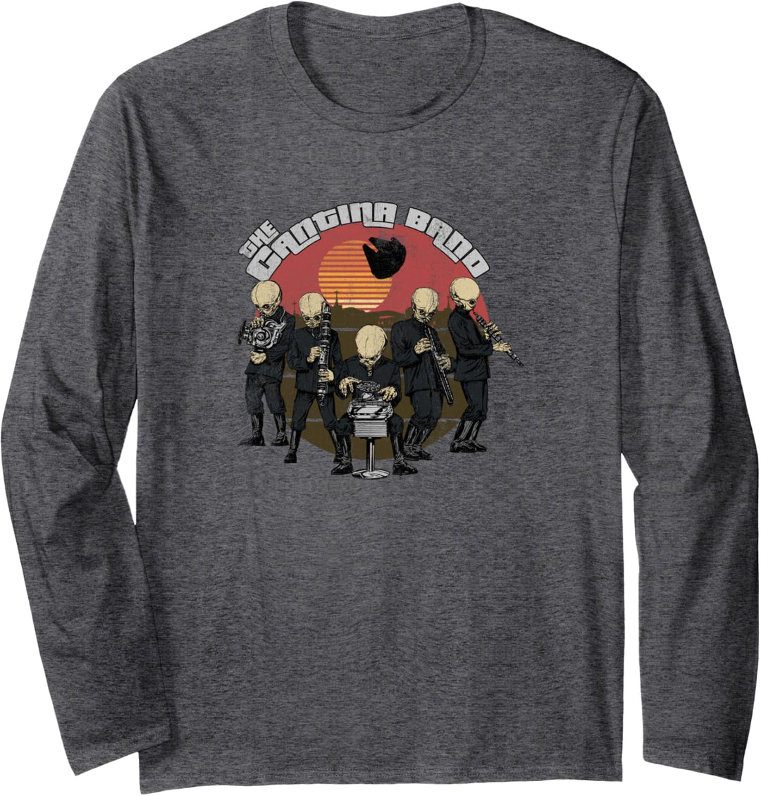 Star Wars Vintage Cantina Band Badge Langarmshirt