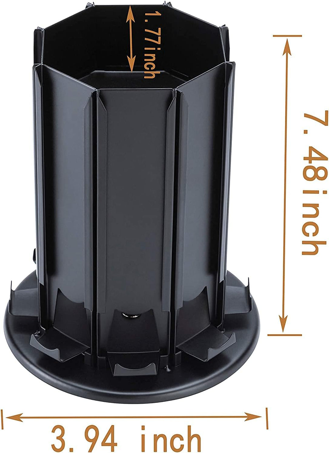 BAGOO Kaffee Kapselhalter für Nespresso 360-Grad-Drehung mit Zentraler Zusätzlicher Pod-Aufbewahrung