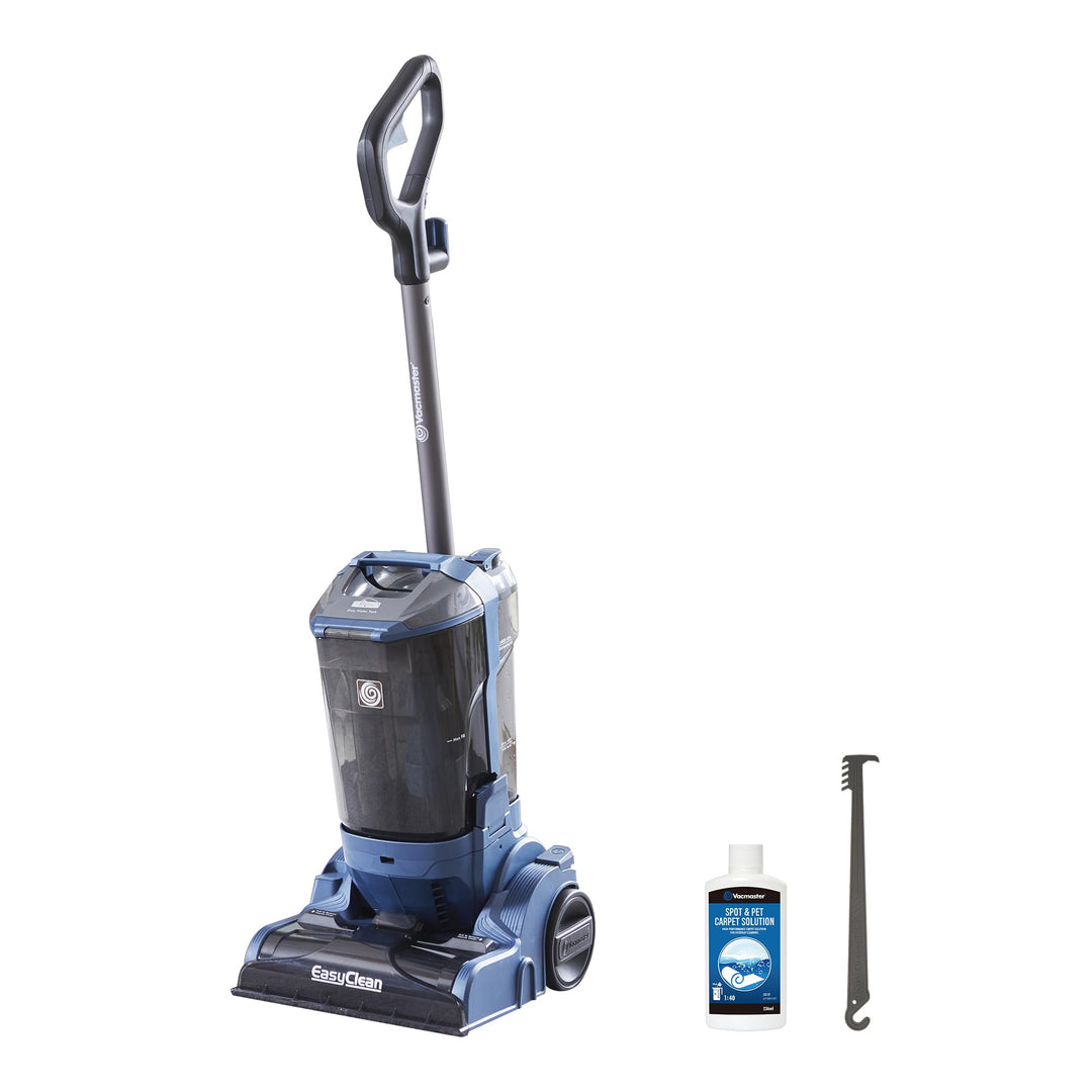 Vacmaster Teppichreiniger mit Doppelbürstenwalzen | Leistungsstarker 750 W-Motor grosse Reinigungsfl