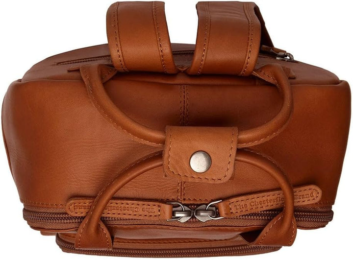 The Chesterfield Brand Wax Pull Up Bellary City Rucksack Leder 30 cm Cognac, Cognac