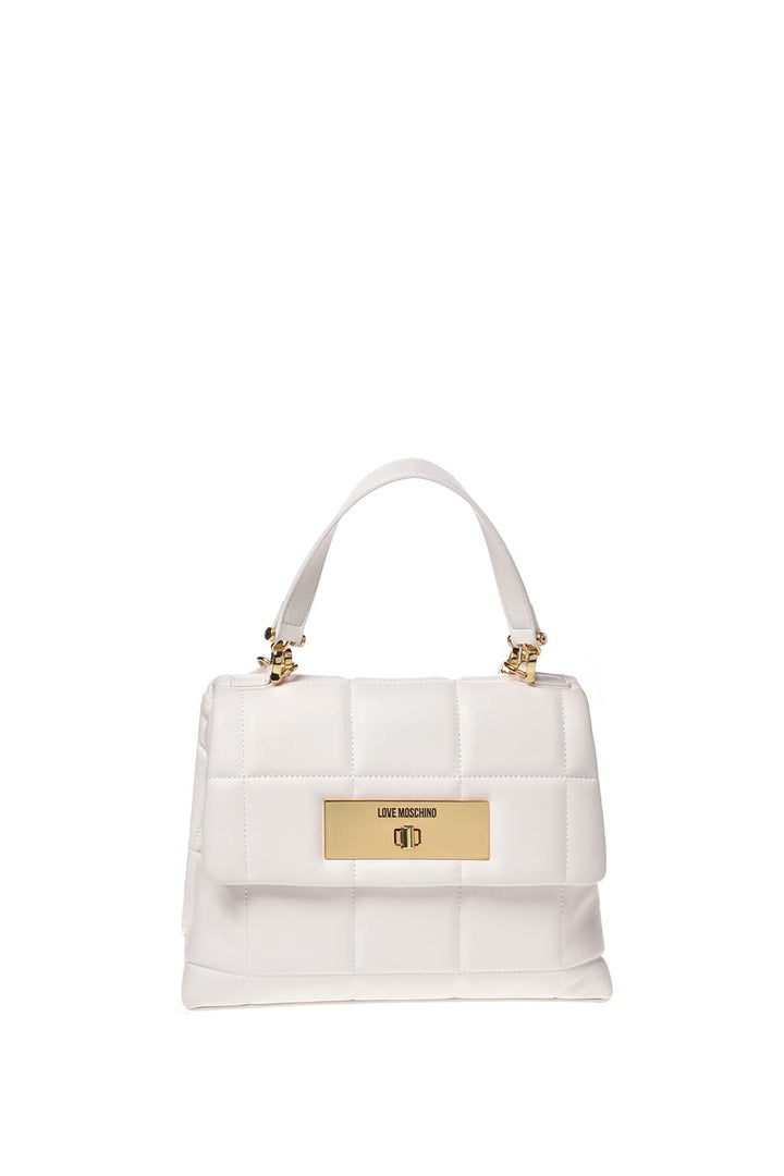 Love Moschino Damen Jc4421pp0fkr0 Handtasche Weiss, Weiß