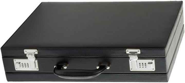 ALASSIO 45028 - Pilotenkoffer Genova, aus strapazierfähigem Lederimitat, ca. 46 x 35 x 20,5 cm, schw