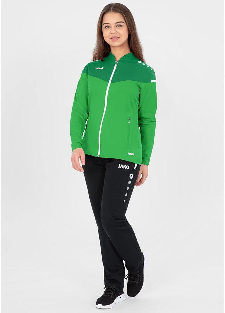 JAKO Damen Champ 2.0 Präsentationsjacke 42 soft green/Sportgrün, 42 soft green/Sportgrün