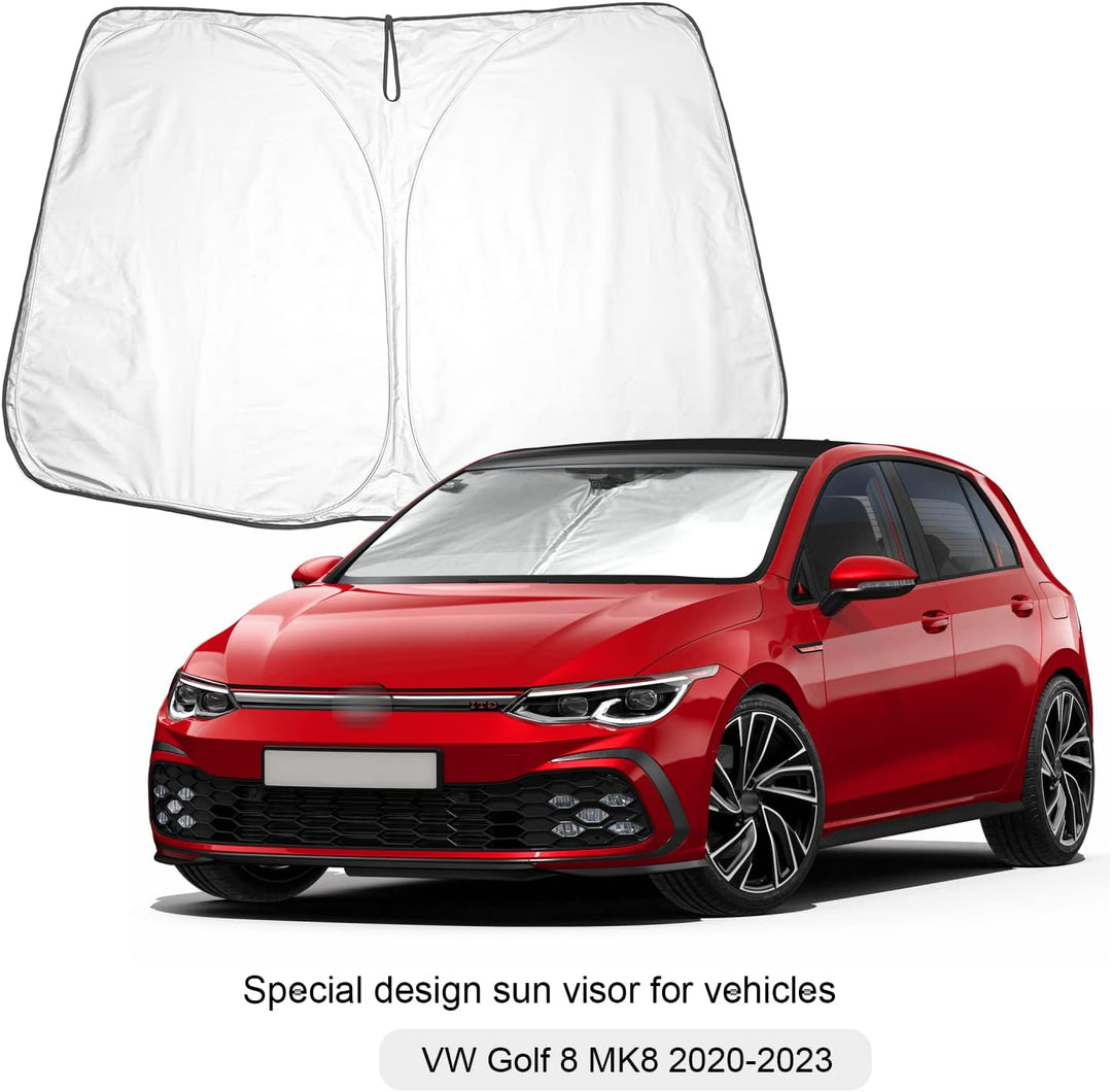 BIXUAN Sonnenschutz kompatibel mit VW Golf 8 MK8 2020 2021 2022 2023 Windschutzscheibe für das Auto